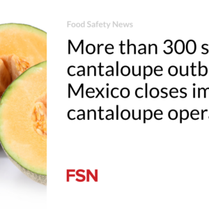 A lot more than 300 sick in cantaloupe outbreak Mexico closes implicated cantaloupe procedure